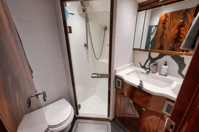 Nikki Bella Yacht Photos Pics 2025 Viking 90 Convertible- NIKKI BELLA- Crew Head