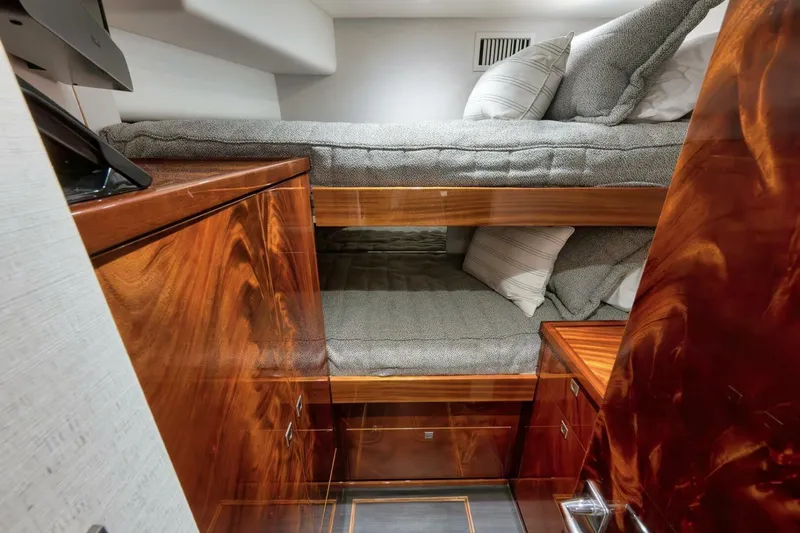 Nikki Bella Yacht Photos Pics 2025 Viking 90 Convertible- NIKKI BELLA- Crew Stateroom