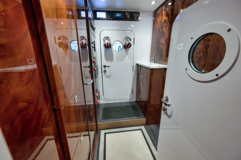 Nikki Bella Yacht Photos Pics 2025 Viking 90 Convertible- NIKKI BELLA- Crew Quarters