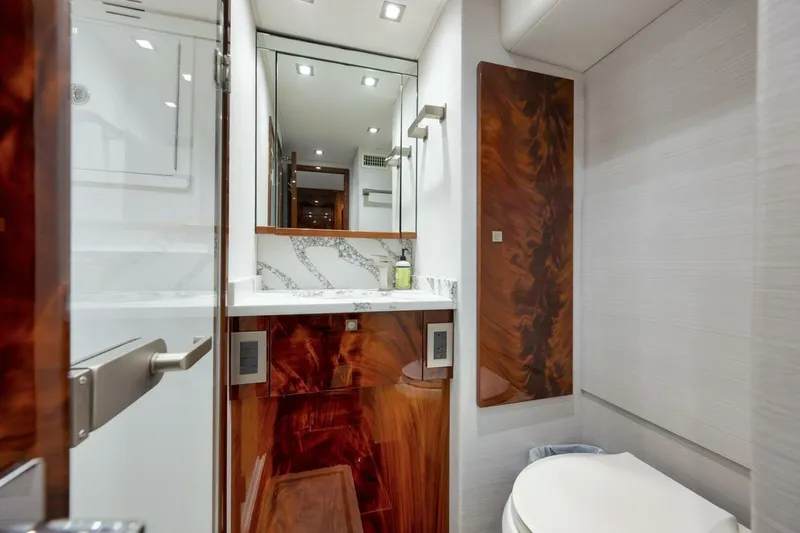 Nikki Bella Yacht Photos Pics 2025 Viking 90 Convertible- NIKKI BELLA- Crew Head