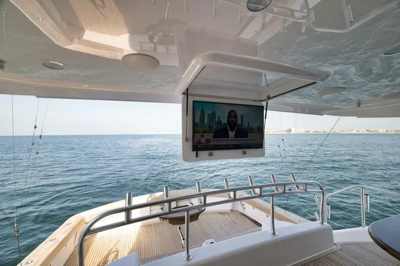 Nikki Bella Yacht Photos Pics 2025 Viking 90 Convertible- NIKKI BELLA- Mezzanine