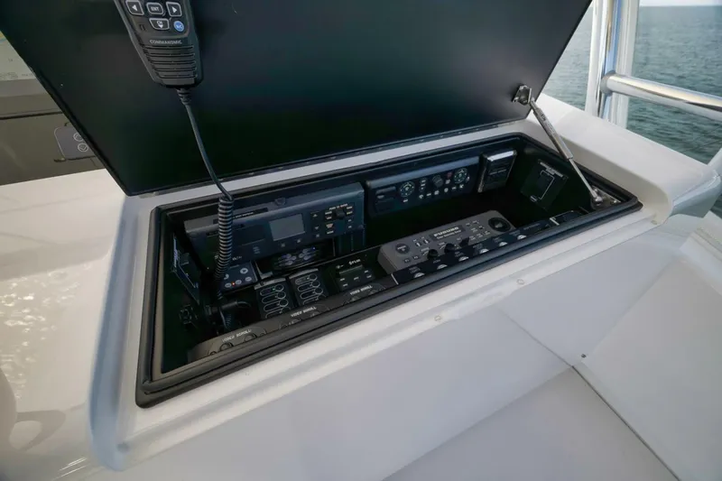 Nikki Bella Yacht Photos Pics 2025 Viking 90 Convertible- NIKKI BELLA- Flybridge Helm