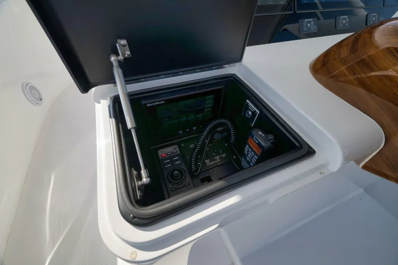 Nikki Bella Yacht Photos Pics 2025 Viking 90 Convertible- NIKKI BELLA- Flybridge Helm