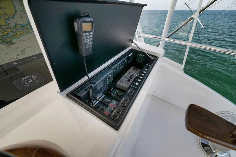 Nikki Bella Yacht Photos Pics 2025 Viking 90 Convertible- NIKKI BELLA- Flybridge Helm