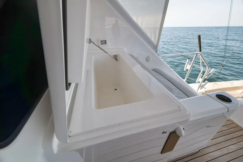 Nikki Bella Yacht Photos Pics 2025 Viking 90 Convertible- NIKKI BELLA- Cockpit