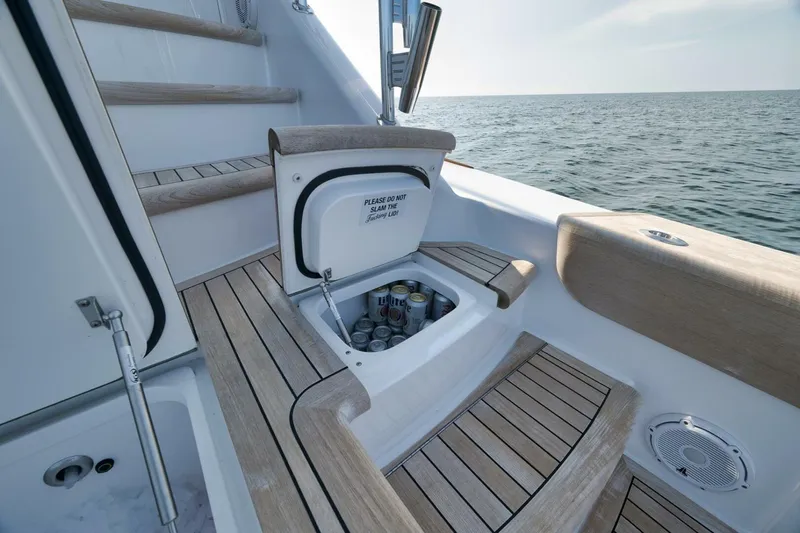 Nikki Bella Yacht Photos Pics 2025 Viking 90 Convertible- NIKKI BELLA- Cockpit