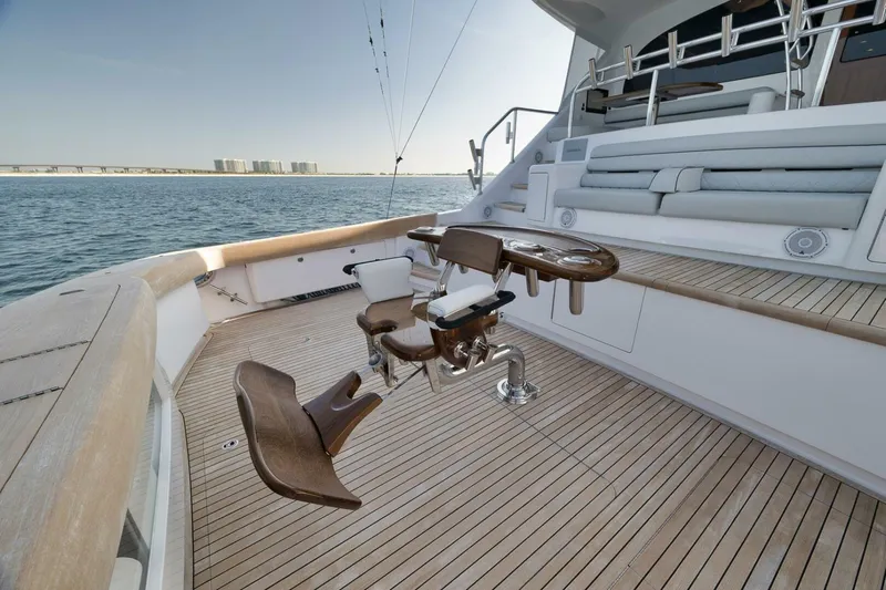 Nikki Bella Yacht Photos Pics 2025 Viking 90 Convertible- NIKKI BELLA- Cockpit