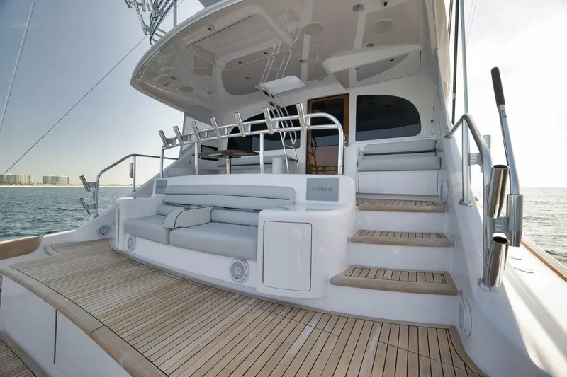 Nikki Bella Yacht Photos Pics 2025 Viking 90 Convertible- NIKKI BELLA- Cockpit