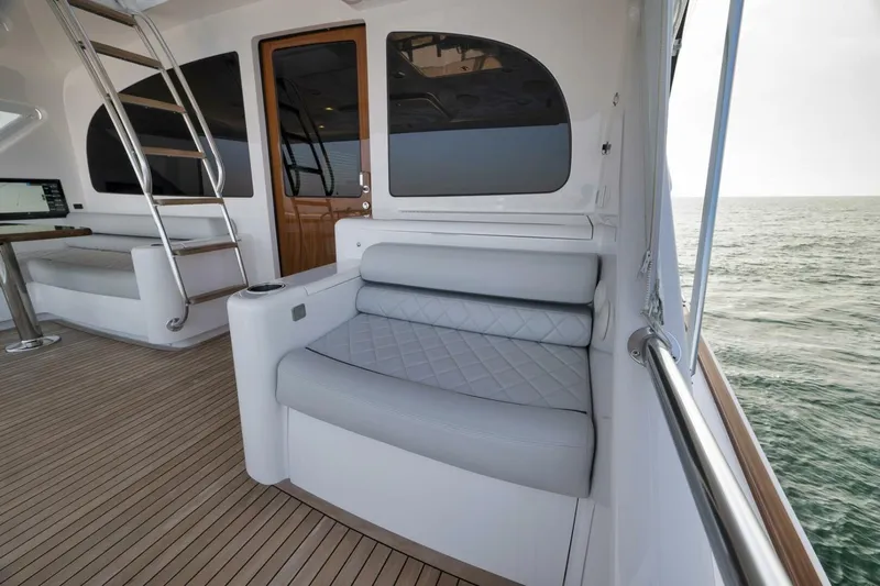 Nikki Bella Yacht Photos Pics 2025 Viking 90 Convertible- NIKKI BELLA- Cockpit