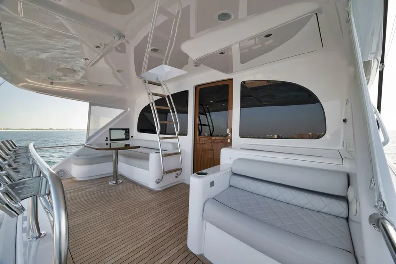 Nikki Bella Yacht Photos Pics 2025 Viking 90 Convertible- NIKKI BELLA- Cockpit