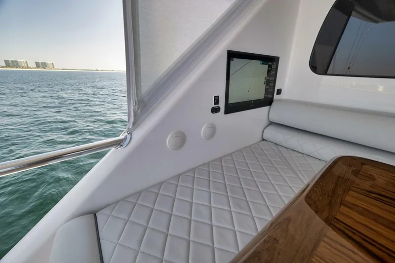 Nikki Bella Yacht Photos Pics 2025 Viking 90 Convertible- NIKKI BELLA- Cockpit