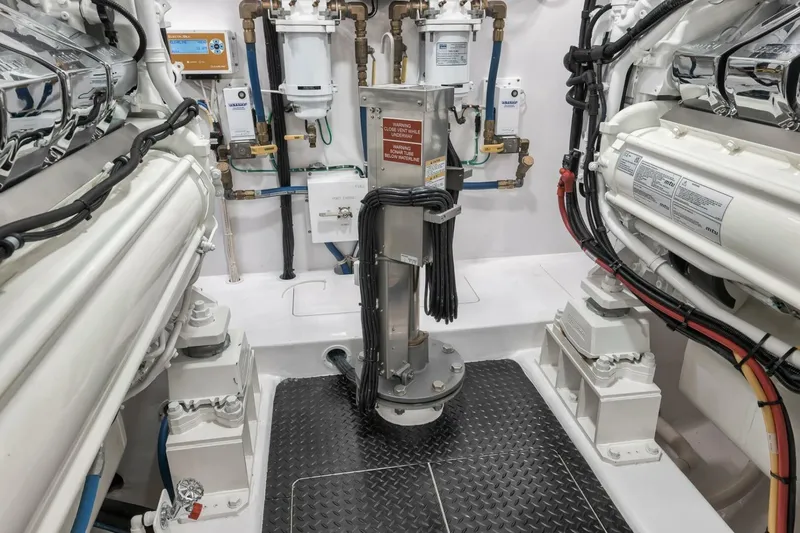 Nikki Bella Yacht Photos Pics 2025 Viking 90 Convertible- NIKKI BELLA- Engine Room