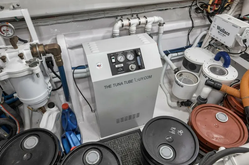 Nikki Bella Yacht Photos Pics 2025 Viking 90 Convertible- NIKKI BELLA- Engine Room