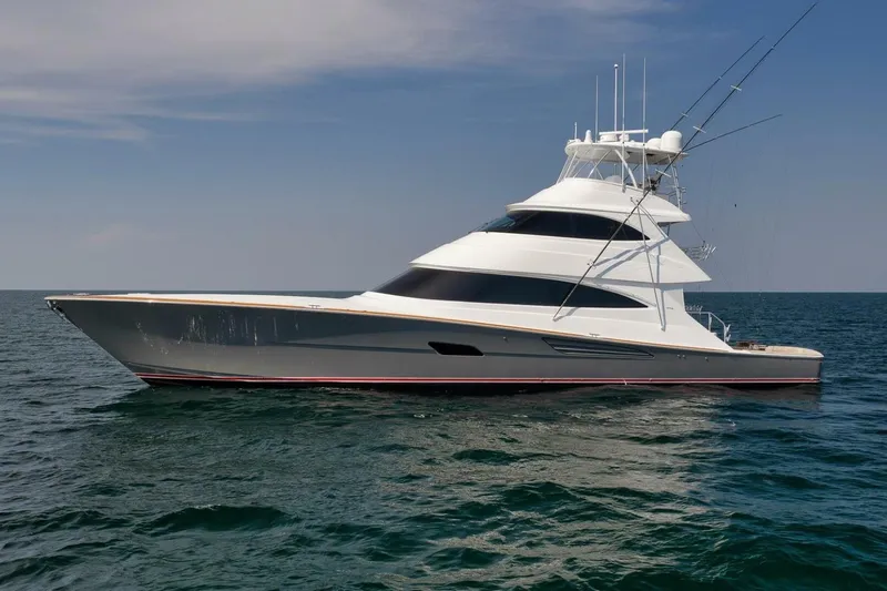 Nikki Bella Yacht Photos Pics 2025 Viking 90 Convertible- NIKKI BELLA- Port Profile