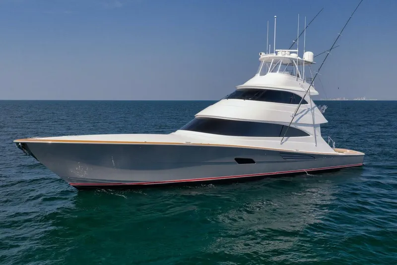 Nikki Bella Yacht Photos Pics 2025 Viking 90 Convertible- NIKKI BELLA- Port Profile