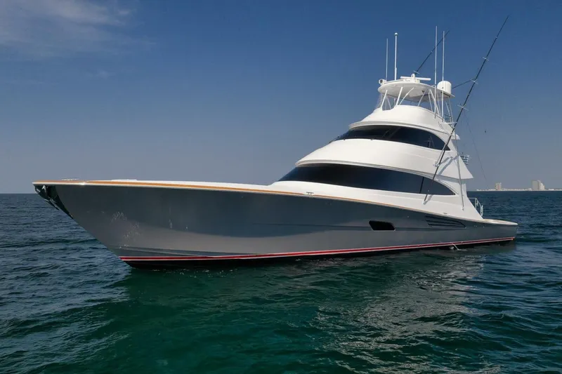 Nikki Bella Yacht Photos Pics 2025 Viking 90 Convertible- NIKKI BELLA- Port Profile