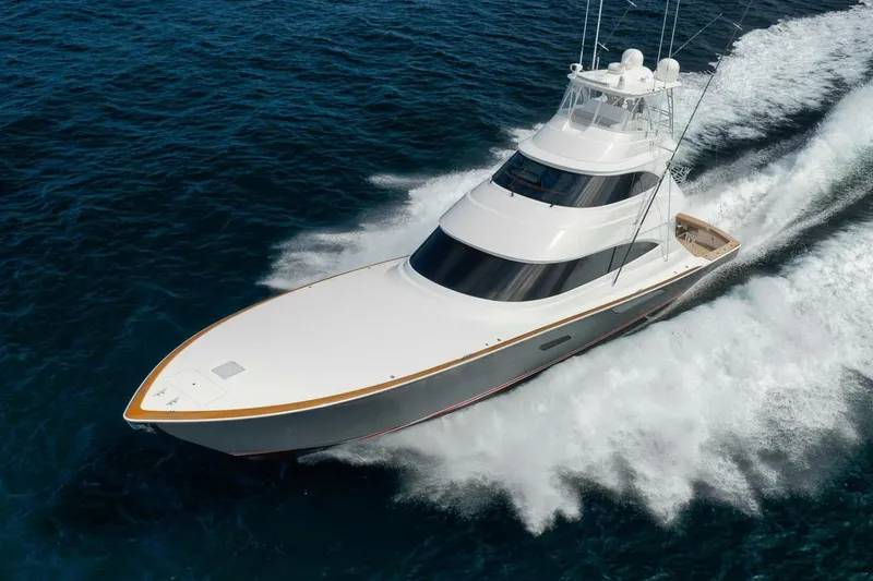 Nikki Bella Yacht Photos Pics 2025 Viking 90 Convertible- NIKKI BELLA- Port Profile