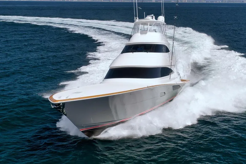 Nikki Bella Yacht Photos Pics 2025 Viking 90 Convertible- NIKKI BELLA- Port Profile