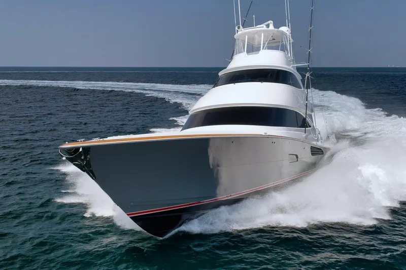 Nikki Bella Yacht Photos Pics 2025 Viking 90 Convertible- NIKKI BELLA- Port Profile