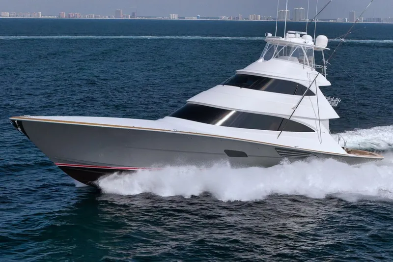 Nikki Bella Yacht Photos Pics 2025 Viking 90 Convertible- NIKKI BELLA- Port Profile
