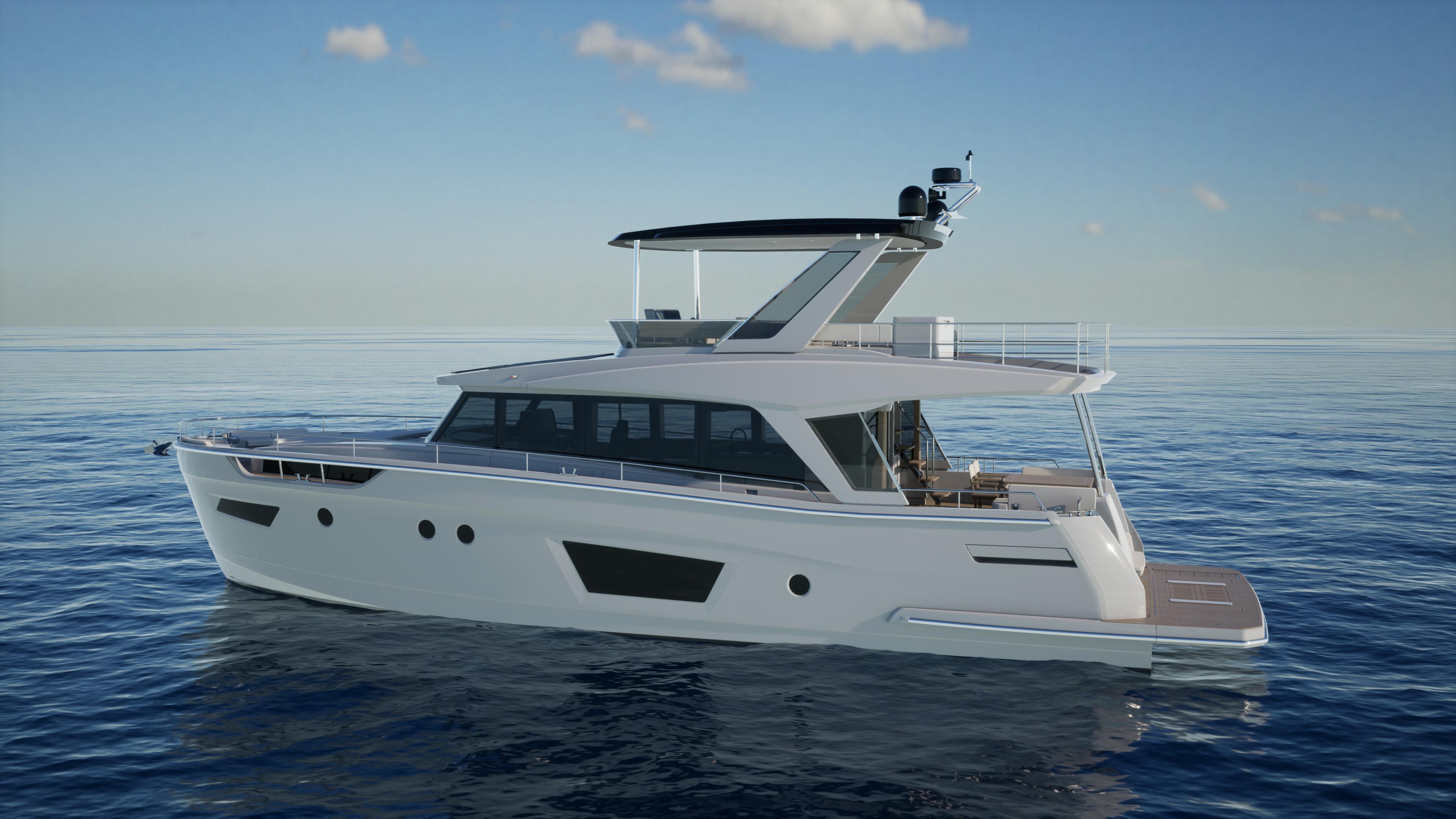 greenline 58 fly hybrid yacht