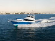 2003 Viking 65 Convertible Enclosed Bridge