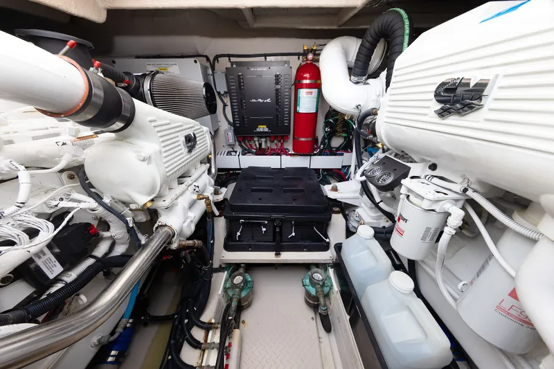 Patriot Yacht Photos Pics Engine Room looking Forward