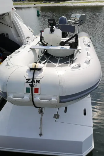  Yacht Photos Pics Tender On Swim Grid Lift