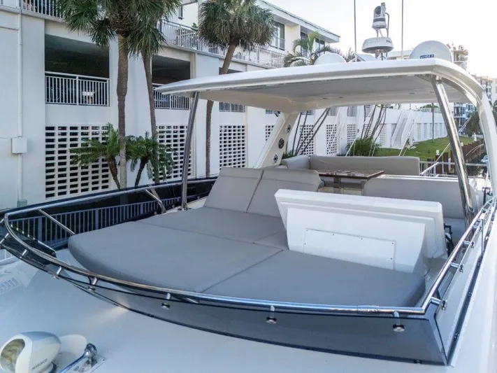 59' 2020 Prestige 590 Flybridge Yacht Photos Pics 2020 Prestige 590 Flybridge yacht with spacious sunbathing area and modern design.