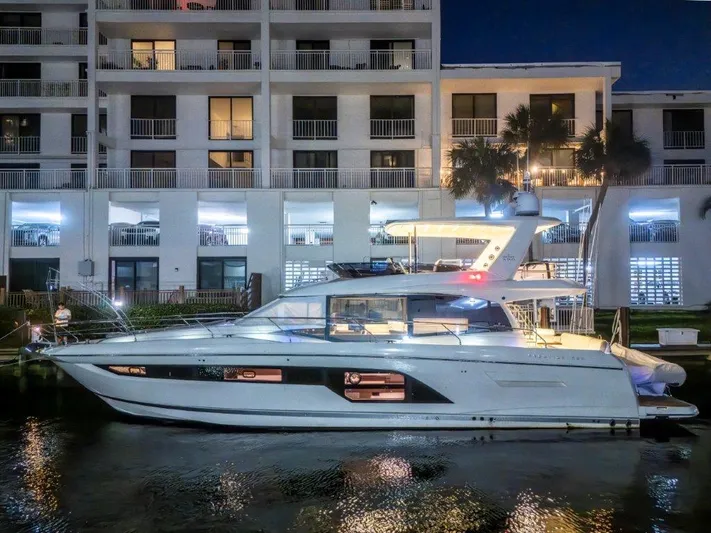 59' 2020 Prestige 590 Flybridge Yacht Photos Pics 