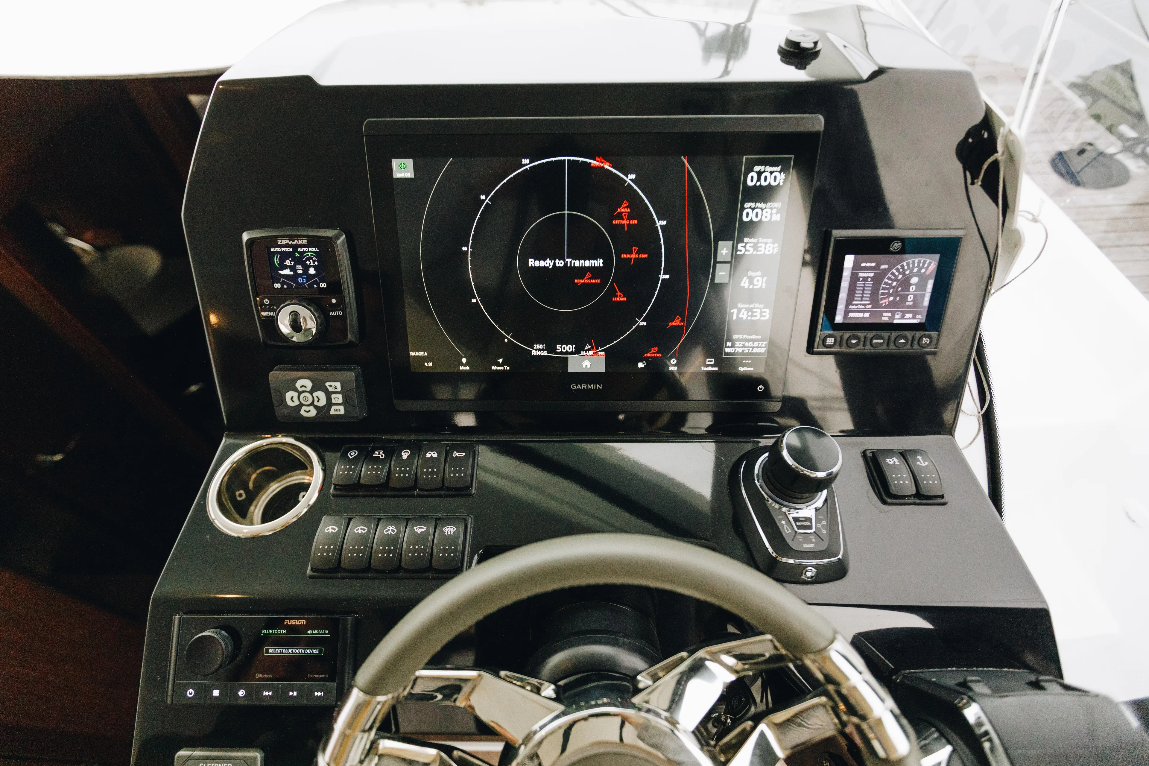  Yacht Photos Pics 2026 Beneteau Antares 11 Fly helm with advanced navigation and control systems.