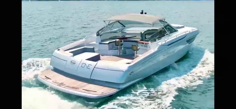  Yacht Photos Pics Luxury 2007 Baia BAIA ONE 43 yacht cruising on open water.