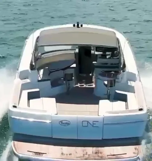  Yacht Photos Pics 2007 Baia BAIA ONE 43 yacht cruising on open water.