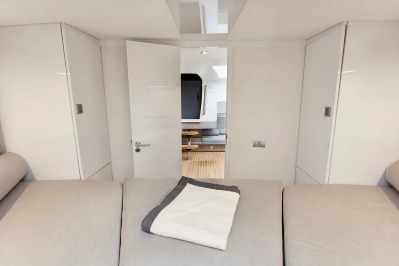  Yacht Photos Pics Interior of 2007 Baia BAIA ONE 43 yacht, featuring modern design and comfortable seating.