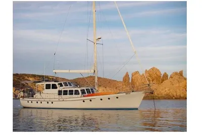 Custom Centre Cockpit Pilot House Steel Cutter Motorsailer 70 ft.
