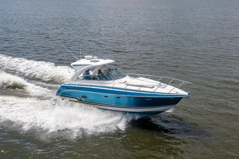 Rum Punch It Yacht Photos Pics 2018 Formula 37 Performance Cruiser speeding on open water.