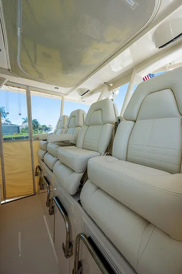  Yacht Photos Pics 2019 Grady-White Canyon 456 boat interior with luxurious seating