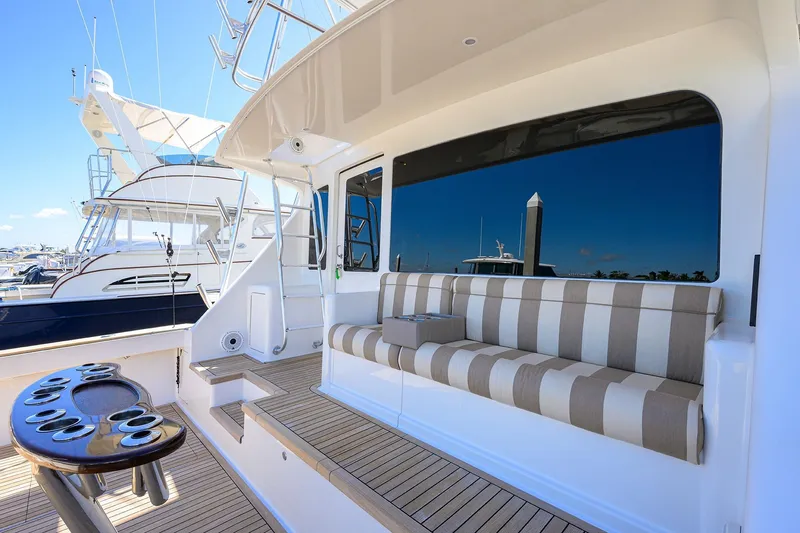 Day Sea Yacht Photos Pics 2008 Viking 54 Convertible - Cockpit, Mezzanine Seating