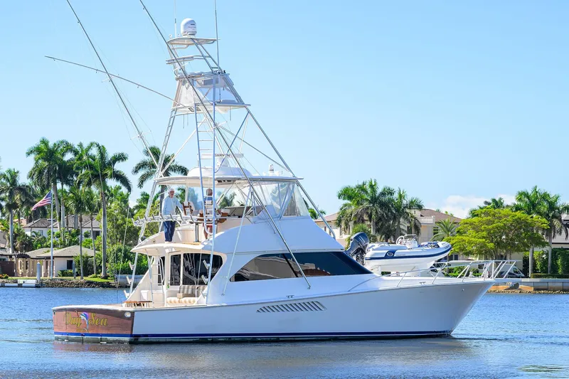 Day Sea Yacht Photos Pics 2008 Viking 54 Convertible - Profile