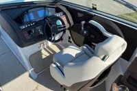 2020 Cobalt R7 Surf boat cockpit with modern controls and comfortable seating.
