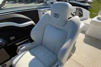 Luxury seating in 2020 Cobalt R7 Surf boat, featuring premium upholstery and sleek design.