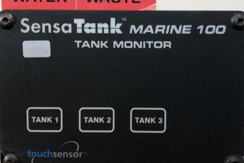  Yacht Photos Pics SensaTank Marine 100 tank monitor on 2017 Osprey 30 Fisherman boat.