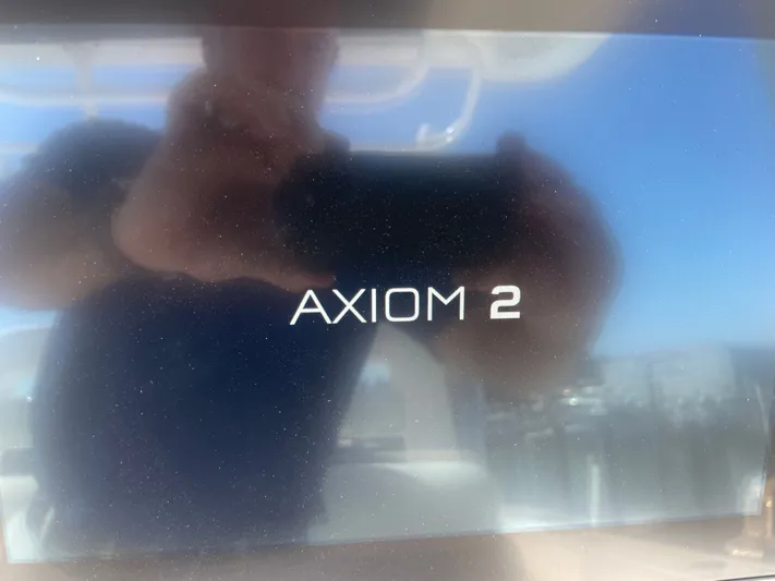  Yacht Photos Pics AXIOM 2 display on 2013 Boston Whaler 320 Outrage boat.