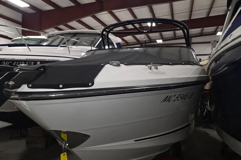  Yacht Photos Pics 2017 Sea Ray SLX 280 boat in indoor storage facility.