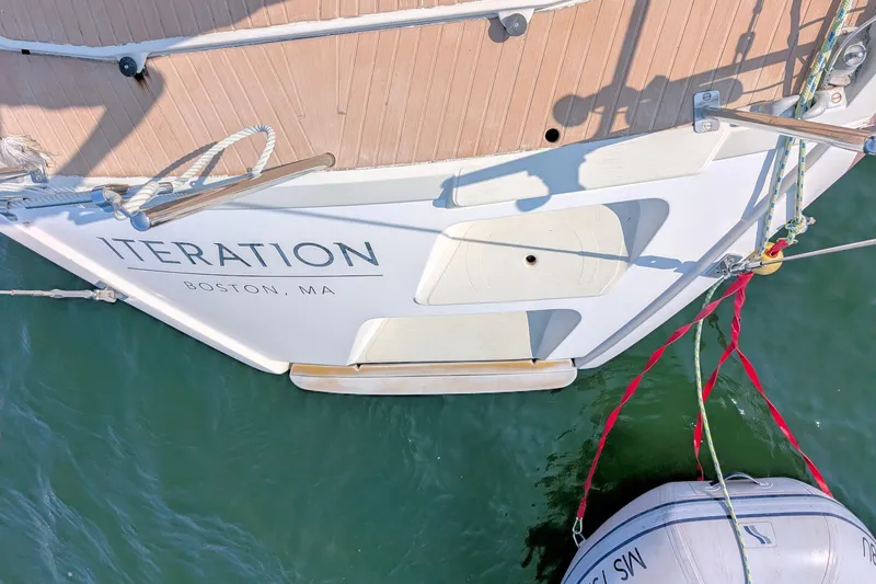 Iteration Yacht Photos Pics 1994 Amel 53 Super Maramu sailboat named "Iteration" docked in Boston, MA.