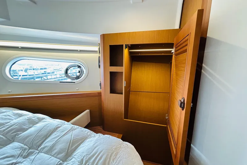 Toot 2 Yacht Photos Pics Starboard side hanging locker of main cabin