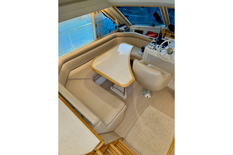 Sea B's Yacht Photos Pics View from Flybridge stairs of Pilothouse