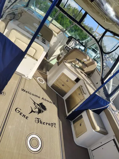  Yacht Photos Pics Interior of a 2017 Sailfish 325 Dual Console boat.