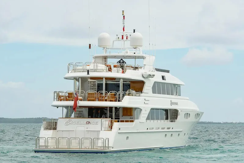 Excellence Yacht Photos Pics Luxurious 2010 Richmond Yachts 150 model on serene ocean waters.