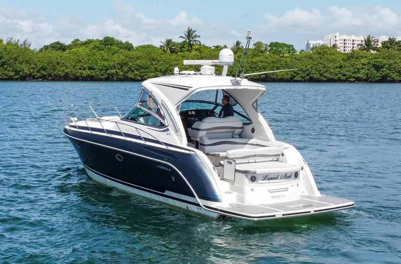 Liquid Asset Yacht Photos Pics 2017 Formula 40 PC yacht cruising on a sunny day.